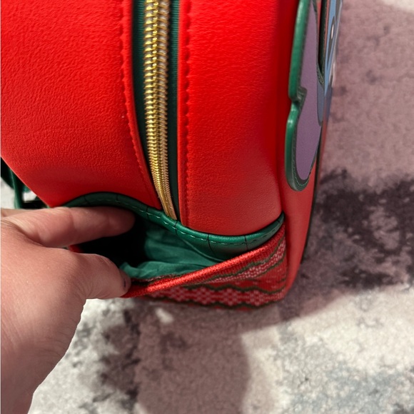 Stitch Holiday Disney Loungefly Backpack - Picture 6 of 9